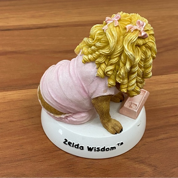 2005 Zelda Wisdom 16615 Westland “Calling All Princesses” Bulldog Dog Figurine - Picture 4 of 16
